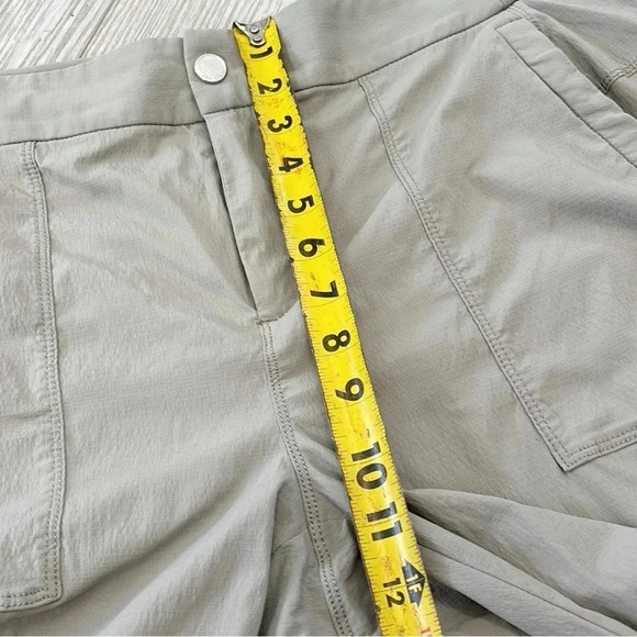 Athleta Utility Cargo Hidden Pockets Drawstring Jogger Pants Gray Size 16 - Picture 6 of 13